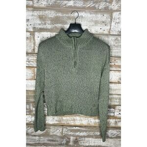 Harper Heritage womens knitted green long‎ sleeved sweater S